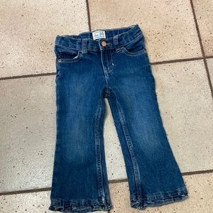 The children’s Place ruffle flare jeans, size 2T